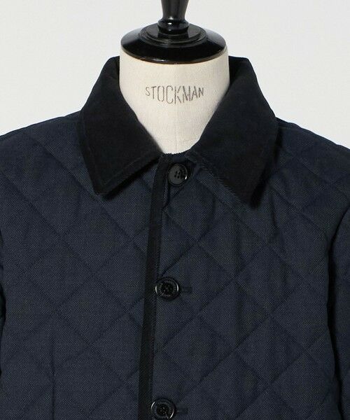 green label relaxing / グリーンレーベル リラクシング その他アウター | 【別注】＜Traditional Weatherwear＞GLR バーズアイ ネイビー WAVERLY キルティングジャケット | 詳細9