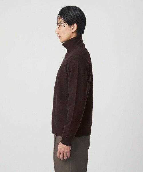 green label relaxing / グリーンレーベル リラクシング カーディガン・ボレロ | ミルドウール ジップ カーディガン | 詳細12