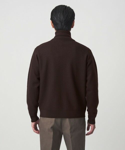 green label relaxing / グリーンレーベル リラクシング カーディガン・ボレロ | ミルドウール ジップ カーディガン | 詳細13