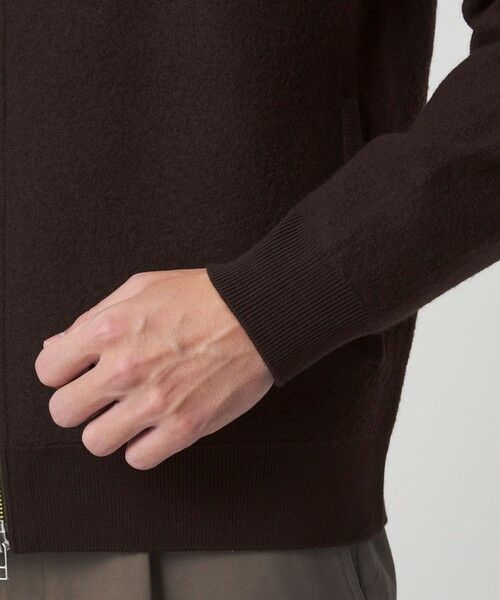 green label relaxing / グリーンレーベル リラクシング カーディガン・ボレロ | ミルドウール ジップ カーディガン | 詳細15