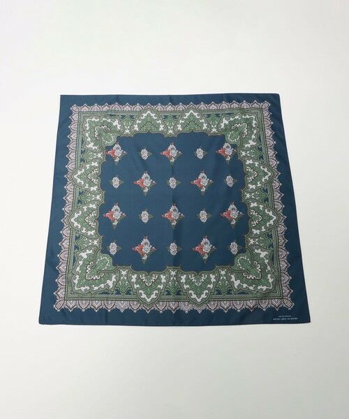 green label relaxing / グリーンレーベル リラクシング バンダナ・スカーフ | GLR スクエア ラージ スカーフ | 詳細11