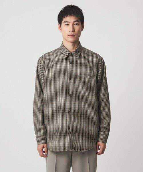 green label relaxing / グリーンレーベル リラクシング シャツ・ブラウス | ブークレ チェック ジャストルーズ シャツ | 詳細22