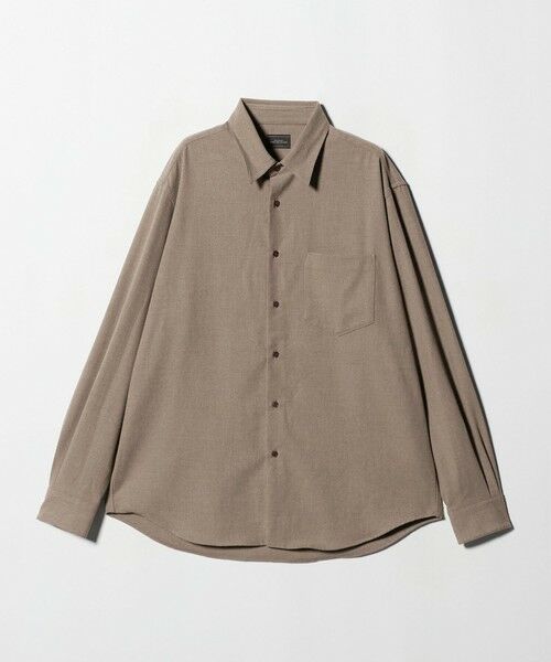 green label relaxing / グリーンレーベル リラクシング シャツ・ブラウス | TRフラノ ジャストルーズ レギュラーカラー シャツ -ストレッチ- | 詳細14