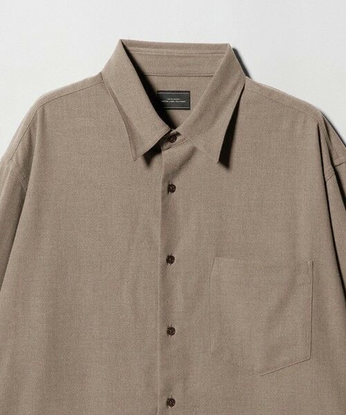 green label relaxing / グリーンレーベル リラクシング シャツ・ブラウス | TRフラノ ジャストルーズ レギュラーカラー シャツ -ストレッチ- | 詳細16