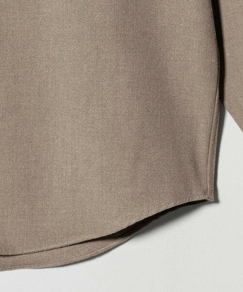 green label relaxing / グリーンレーベル リラクシング シャツ・ブラウス | TRフラノ ジャストルーズ レギュラーカラー シャツ -ストレッチ- | 詳細18