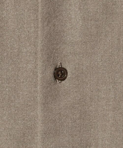 green label relaxing / グリーンレーベル リラクシング シャツ・ブラウス | TRフラノ ジャストルーズ レギュラーカラー シャツ -ストレッチ- | 詳細19