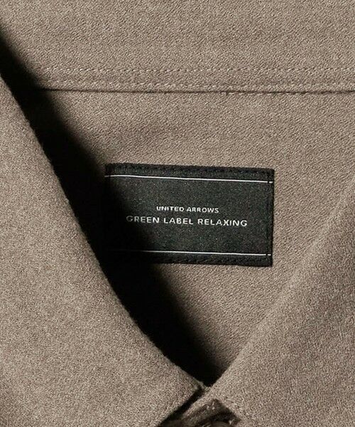 green label relaxing / グリーンレーベル リラクシング シャツ・ブラウス | TRフラノ ジャストルーズ レギュラーカラー シャツ -ストレッチ- | 詳細20