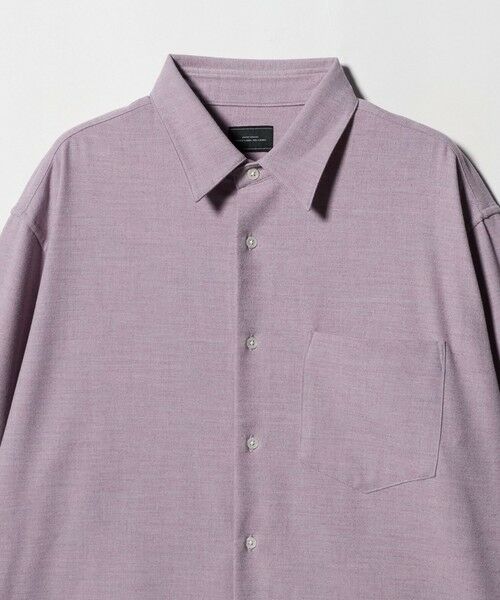 green label relaxing / グリーンレーベル リラクシング シャツ・ブラウス | TRフラノ ジャストルーズ レギュラーカラー シャツ -ストレッチ- | 詳細26