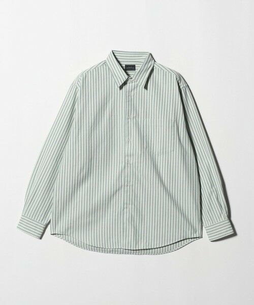 green label relaxing / グリーンレーベル リラクシング シャツ・ブラウス | TRフラノ パターン ジャストルーズ レギュラーカラー シャツ | 詳細4