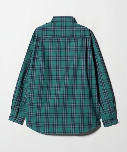 green label relaxing / グリーンレーベル リラクシング シャツ・ブラウス | TRフラノ パターン ジャストルーズ レギュラーカラー シャツ | 詳細13