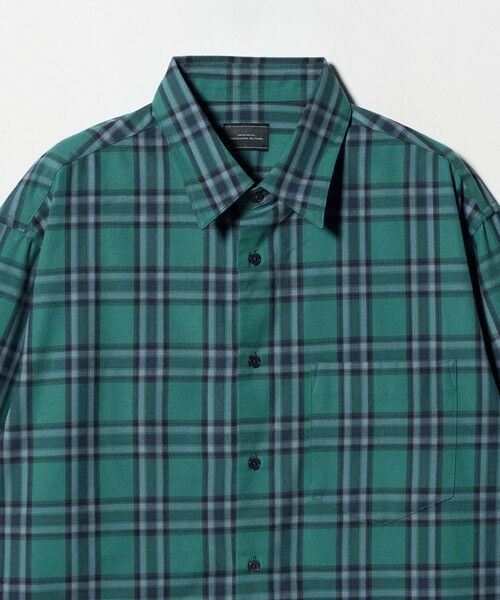 green label relaxing / グリーンレーベル リラクシング シャツ・ブラウス | TRフラノ パターン ジャストルーズ レギュラーカラー シャツ | 詳細14