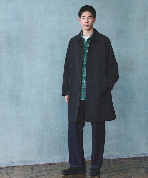 green label relaxing / グリーンレーベル リラクシング シャツ・ブラウス | TRフラノ パターン ジャストルーズ レギュラーカラー シャツ | 詳細9