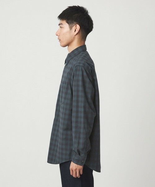 green label relaxing / グリーンレーベル リラクシング シャツ・ブラウス | TRフラノ パターン ジャストルーズ レギュラーカラー シャツ | 詳細22