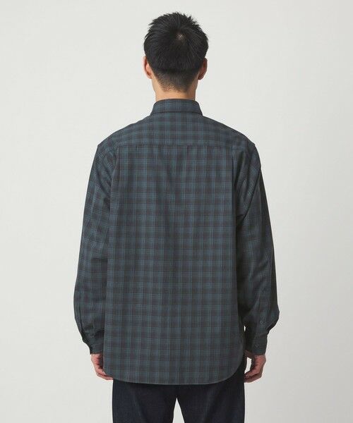 green label relaxing / グリーンレーベル リラクシング シャツ・ブラウス | TRフラノ パターン ジャストルーズ レギュラーカラー シャツ | 詳細23