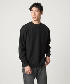 green label relaxing / グリーンレーベル リラクシング カットソー | ウェーブ サーマル クルーネック Tシャツ