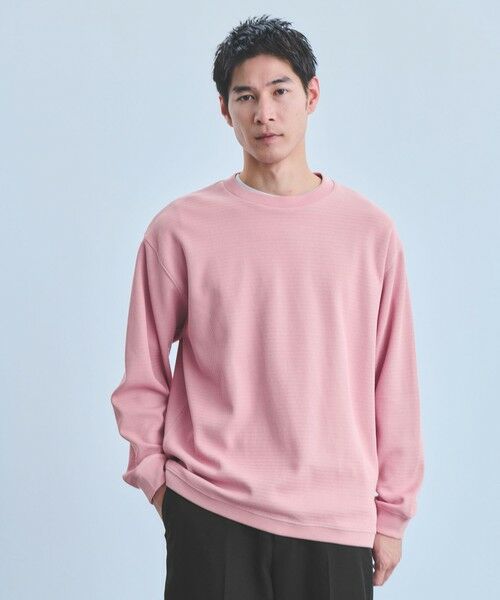 green label relaxing / グリーンレーベル リラクシング カットソー | ウェーブ サーマル クルーネック Tシャツ | 詳細6