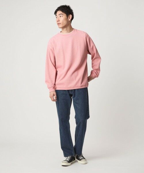 green label relaxing / グリーンレーベル リラクシング カットソー | ウェーブ サーマル クルーネック Tシャツ | 詳細7