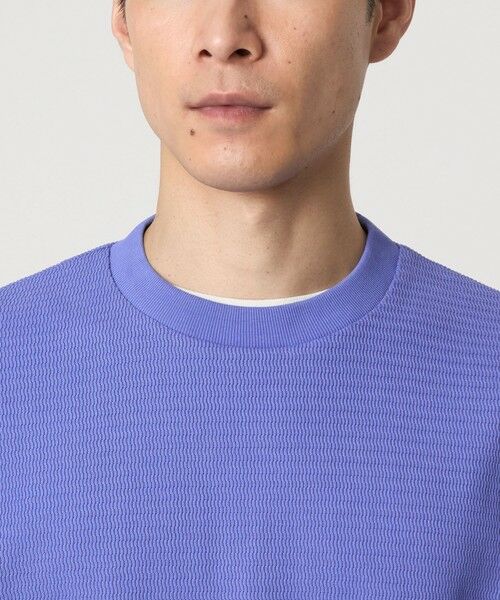 green label relaxing / グリーンレーベル リラクシング カットソー | ウェーブ サーマル クルーネック Tシャツ | 詳細14