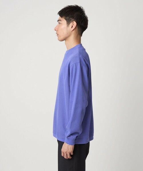 green label relaxing / グリーンレーベル リラクシング カットソー | ウェーブ サーマル クルーネック Tシャツ | 詳細12