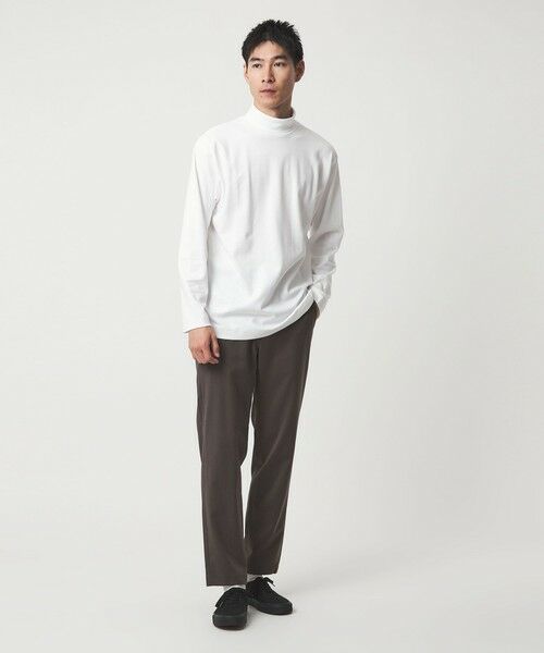 green label relaxing / グリーンレーベル リラクシング カットソー | オーガニック スムース タートルネック カットソー | 詳細1