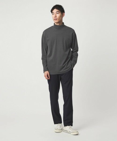 green label relaxing / グリーンレーベル リラクシング カットソー | オーガニック スムース タートルネック カットソー | 詳細11