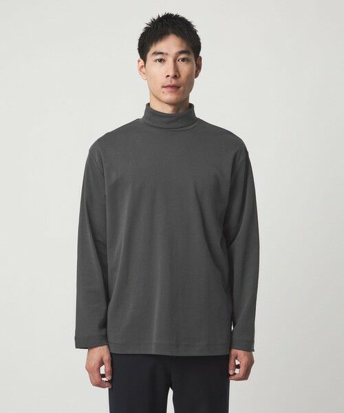 green label relaxing / グリーンレーベル リラクシング カットソー | オーガニック スムース タートルネック カットソー | 詳細12