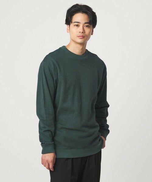 green label relaxing / グリーンレーベル リラクシング カットソー | ミラノ リブ ダブルフェイス クルーネック カットソー | 詳細14