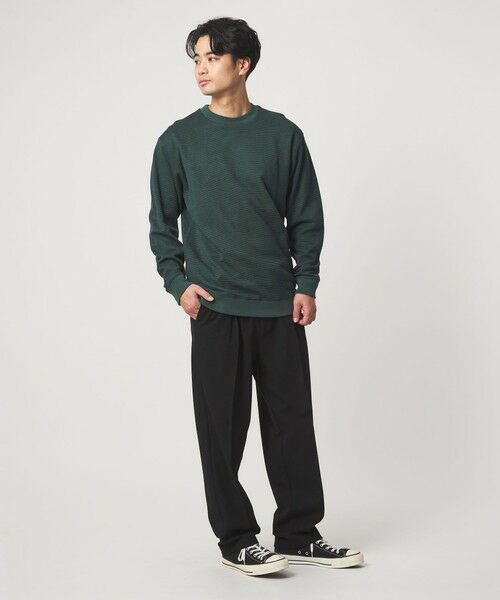 green label relaxing / グリーンレーベル リラクシング カットソー | ミラノ リブ ダブルフェイス クルーネック カットソー | 詳細15