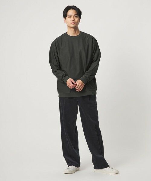 green label relaxing / グリーンレーベル リラクシング カットソー | ハーフ メッシュ クルーネック Tシャツ | 詳細1