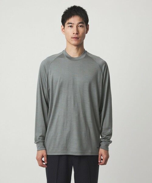 green label relaxing / グリーンレーベル リラクシング カットソー | 【別注】＜Marmot＞GLR メリノウール ロングスリーブ Tシャツ | 詳細7