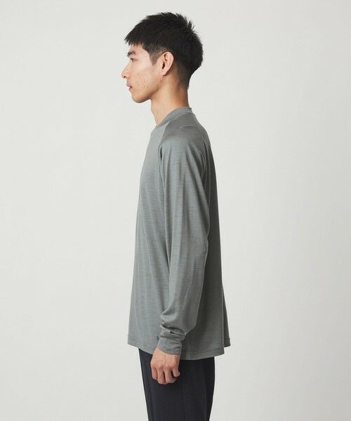 green label relaxing / グリーンレーベル リラクシング カットソー | 【別注】＜Marmot＞GLR メリノウール ロングスリーブ Tシャツ | 詳細8