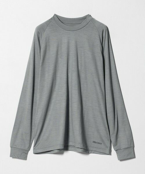 green label relaxing / グリーンレーベル リラクシング カットソー | 【別注】＜Marmot＞GLR メリノウール ロングスリーブ Tシャツ | 詳細10