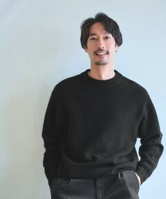 green label relaxing / グリーンレーベル リラクシング ニット・セーター | ハミルトンラム ワイドネック ニット