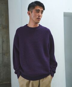 green label relaxing / グリーンレーベル リラクシング ニット・セーター | ハミルトンラム ワイドネック ニット