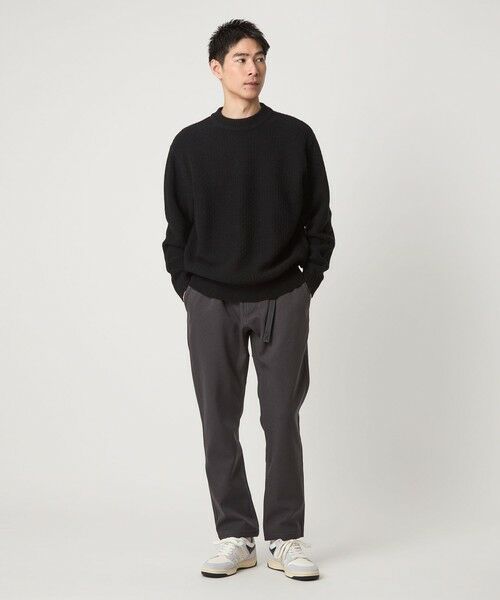 green label relaxing / グリーンレーベル リラクシング ニット・セーター | ハミルトンラム ワイドネック ニット | 詳細3
