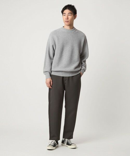 green label relaxing / グリーンレーベル リラクシング ニット・セーター | ハミルトンラム ワイドネック ニット | 詳細7