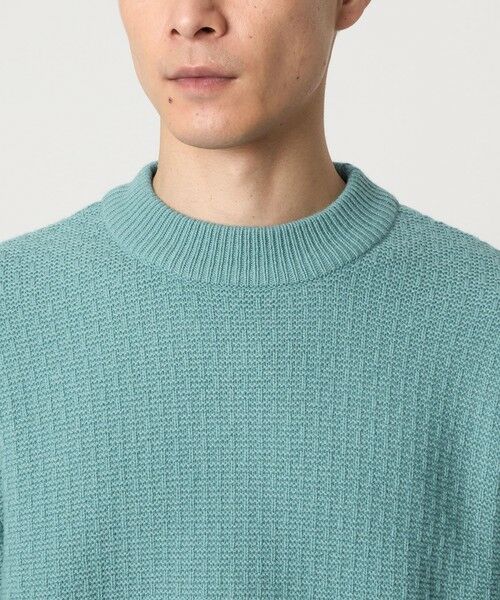 green label relaxing / グリーンレーベル リラクシング ニット・セーター | ハミルトンラム ワイドネック ニット | 詳細13