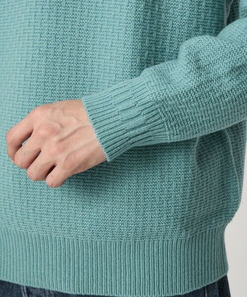 green label relaxing / グリーンレーベル リラクシング ニット・セーター | ハミルトンラム ワイドネック ニット | 詳細14