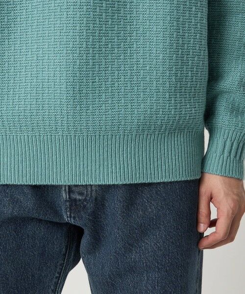 green label relaxing / グリーンレーベル リラクシング ニット・セーター | ハミルトンラム ワイドネック ニット | 詳細15