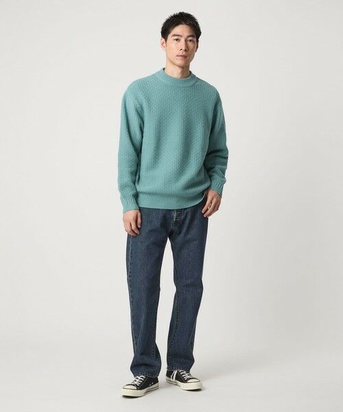 green label relaxing / グリーンレーベル リラクシング ニット・セーター | ハミルトンラム ワイドネック ニット | 詳細9