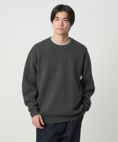 green label relaxing / グリーンレーベル リラクシング ニット・セーター | ダブルフェイス クルーネック ニット