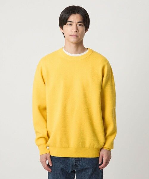 green label relaxing / グリーンレーベル リラクシング ニット・セーター | ダブルフェイス クルーネック ニット | 詳細10