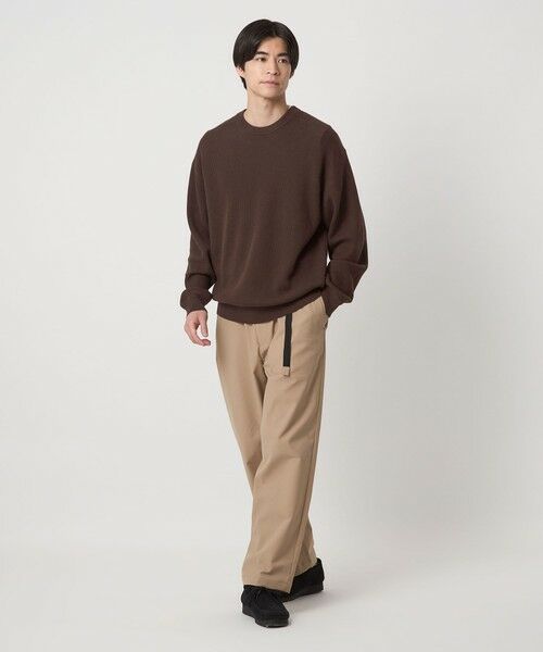green label relaxing / グリーンレーベル リラクシング ニット・セーター | コットン アゼ クルーネック ニット | 詳細11