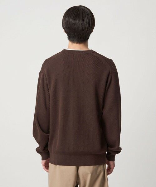 green label relaxing / グリーンレーベル リラクシング ニット・セーター | コットン アゼ クルーネック ニット | 詳細14