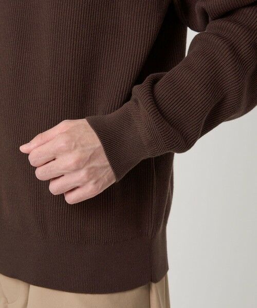 green label relaxing / グリーンレーベル リラクシング ニット・セーター | コットン アゼ クルーネック ニット | 詳細16