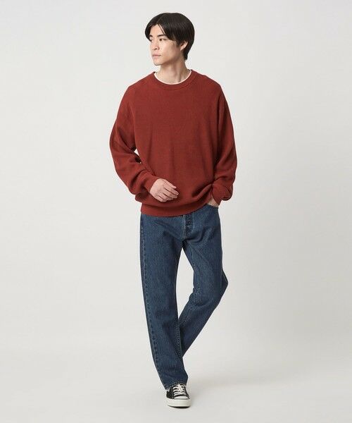 green label relaxing / グリーンレーベル リラクシング ニット・セーター | コットン アゼ クルーネック ニット | 詳細19