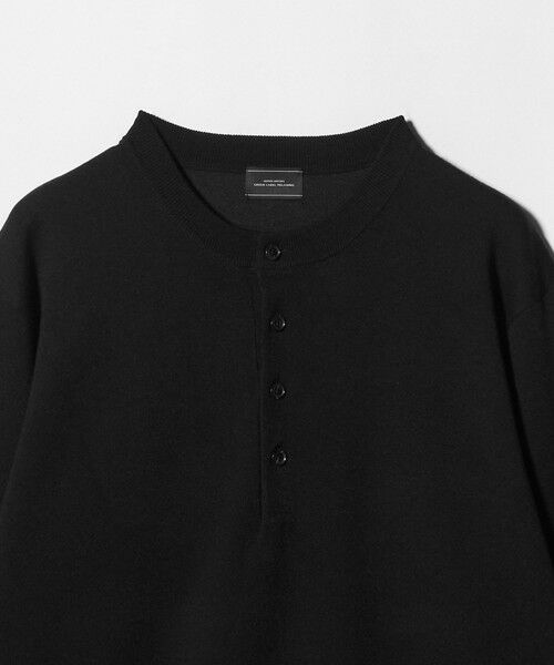 green label relaxing / グリーンレーベル リラクシング ニット・セーター | ダブルフェイス ヘンリーネック ニット | 詳細4