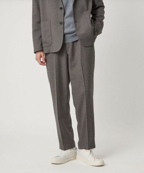 green label relaxing / グリーンレーベル リラクシング その他パンツ | ウォッシャブル フラノ ツイル ワイド ユーティリティパンツ W2 -ストレッチ- | 詳細8