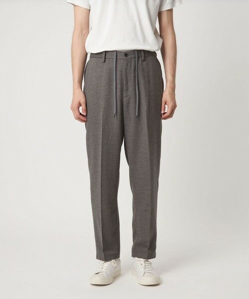 green label relaxing / グリーンレーベル リラクシング その他パンツ | ウォッシャブル フラノ ツイル ワイド ユーティリティパンツ W2 -ストレッチ- | 詳細10