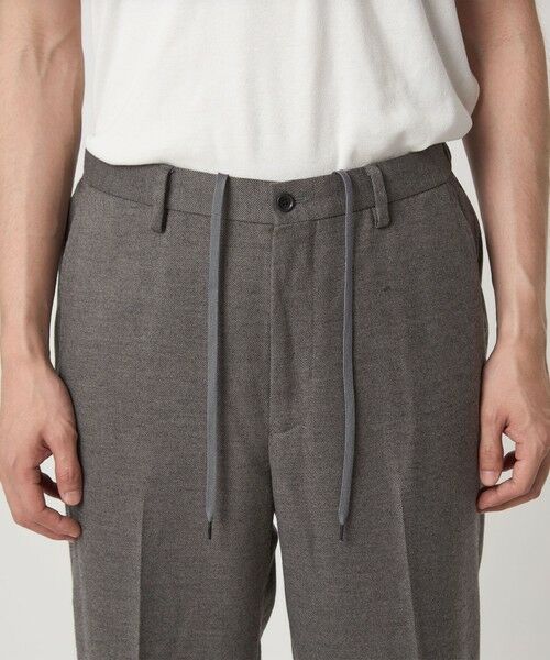 green label relaxing / グリーンレーベル リラクシング その他パンツ | ウォッシャブル フラノ ツイル ワイド ユーティリティパンツ W2 -ストレッチ- | 詳細13